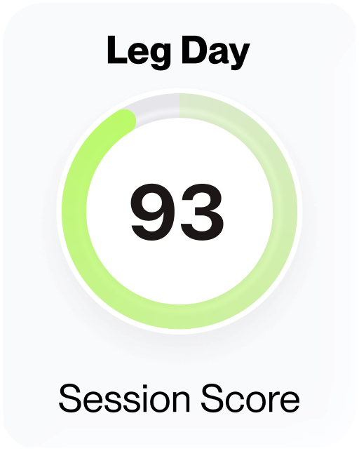Leg Day session score: 93