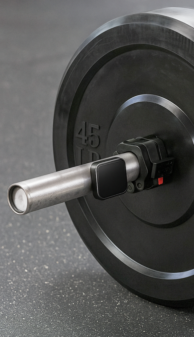 Fort device on barbell